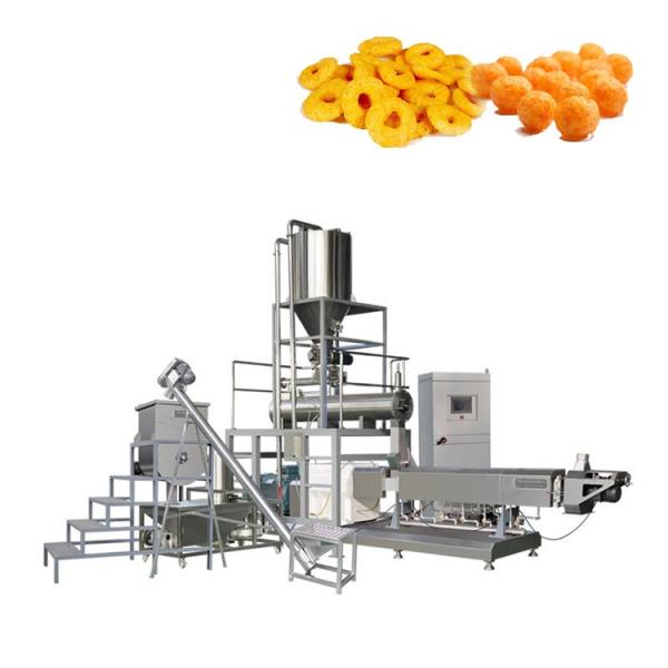 Industrial Automatic Best Price Professional Corn Curls Kurkure Cheetos Nik Naks Corn Puff Snacks Food Extruder Machine Electric Gas Popcorn Making Machine #1 image